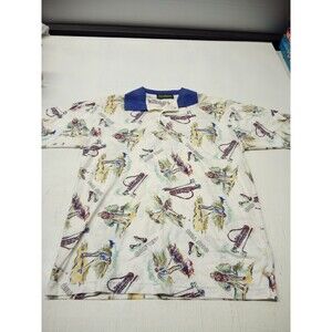 SOUTHPORT POLO SHORT SLEEVE SHIRT, Size: Medium Graphic Print Golf Equipment